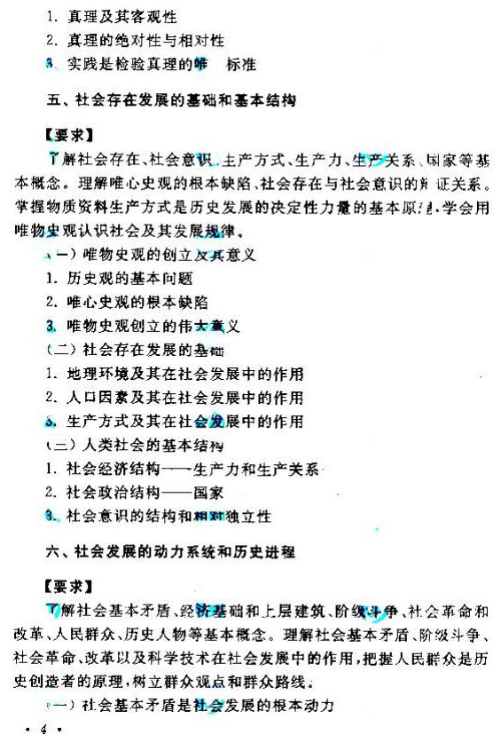 2020年湖南成人高考專升本《政治》考試大綱